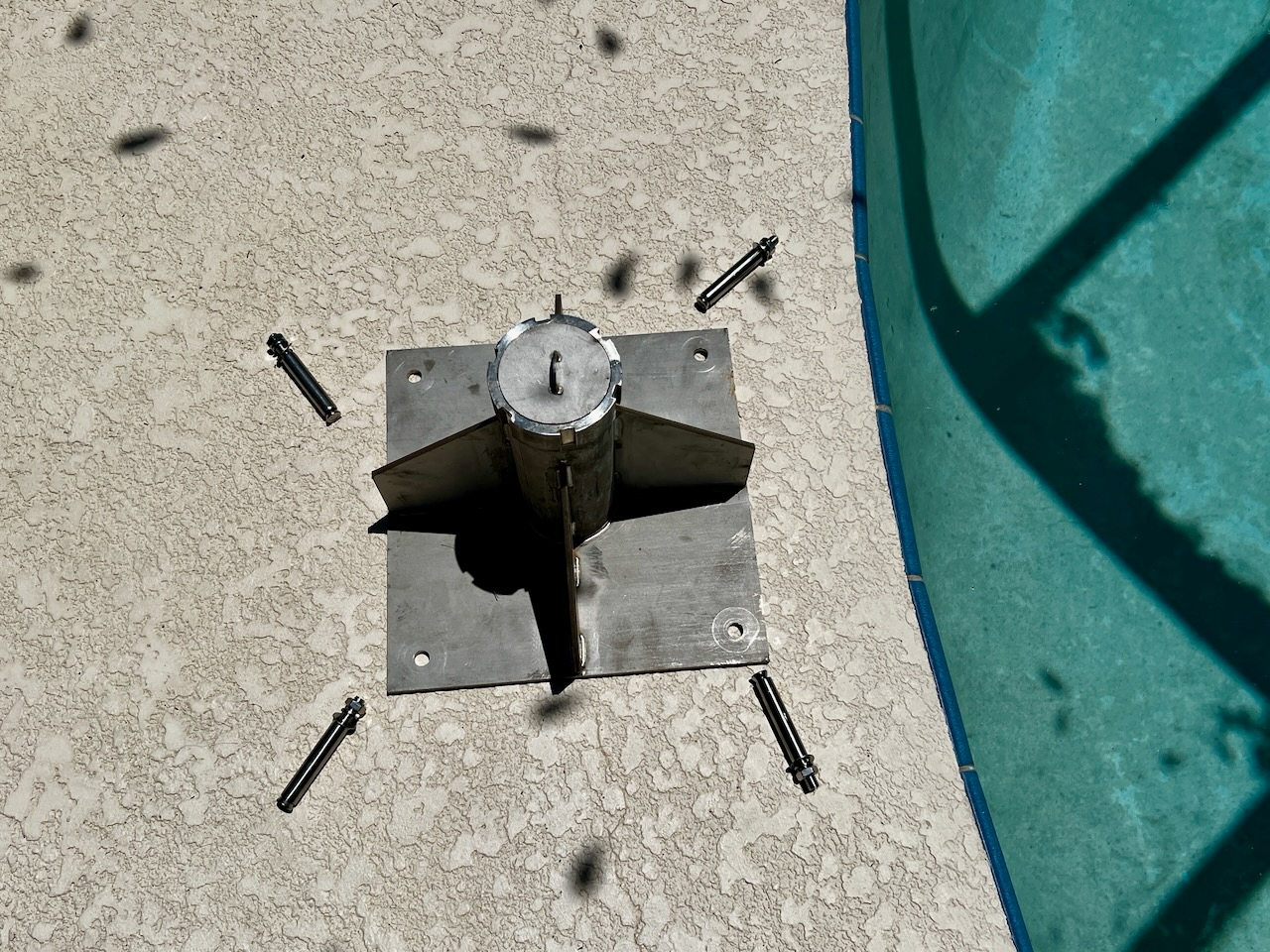Surface Mount Anchor For Apollo Pool Lift
