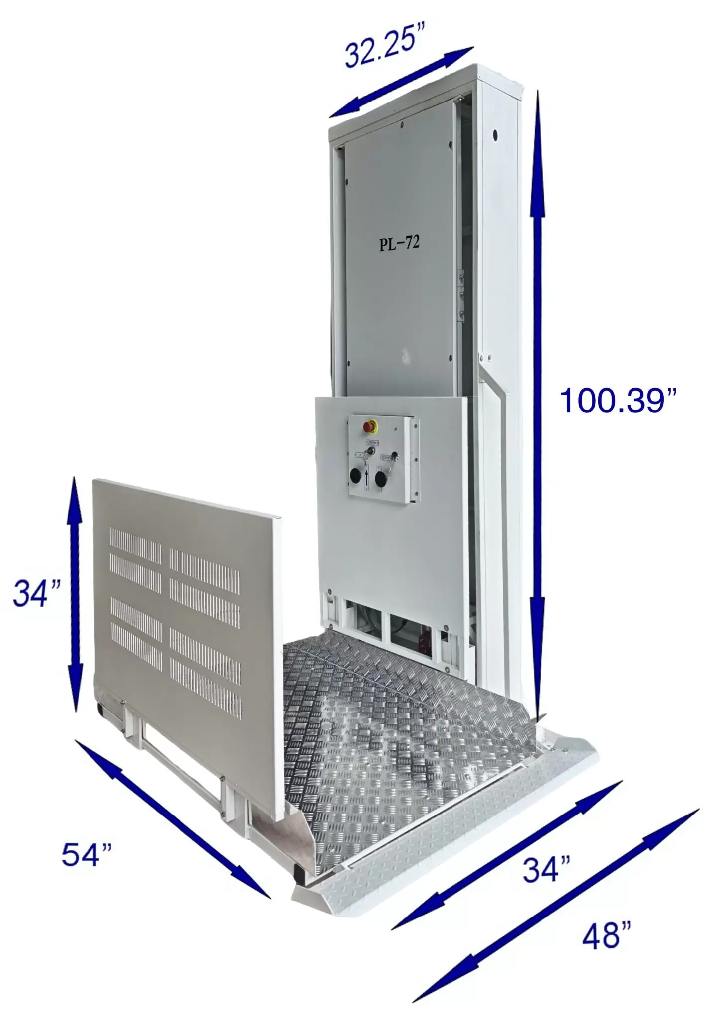 P Lift 72 Vertical Platform Lift